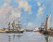 Deauville, de haven - Eugène Boudin — weergave van het kunstwerk