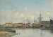 Dunkerque le vieux bassin - Eugène Boudin — weergave van het kunstwerk