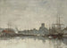 Fécamp, de haven - Eugène Boudin — weergave van het kunstwerk