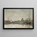 Fécamp, de haven - Eugène Boudin — ingelijst kunstwerk aan de muur