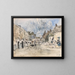 Foire de Plougastel - Eugène Boudin — ingelijst kunstwerk aan de muur