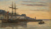 Honfleur Zeilboten - Eugène Boudin — weergave van het kunstwerk