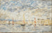 Honfleur, de haven - Eugène Boudin — weergave van het kunstwerk