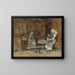 Bretonse interieur, materniteit - Eugène Boudin — ingelijst kunstwerk aan de muur