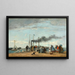 van Jetée et quai à Trouville - Eugène Boudin — ingelijst kunstwerk aan de muur