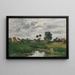 De boerderij, omgeving van Duinkerke - Eugène Boudin — ingelijst kunstwerk aan de muur
