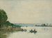 De Seine in Caudebec-en-Caux - Eugène Boudin — weergave van het kunstwerk