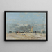 Landschapschilderij - Eugène Boudin — ingelijst kunstwerk aan de muur