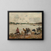 Laveuses aan de rand van de Touques - Eugène Boudin — ingelijst kunstwerk aan de muur