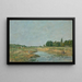 Laveuses aan de rivierkant - Eugène Boudin — ingelijst kunstwerk aan de muur