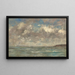 Le Havre, hemel over de riviermonding - Eugène Boudin — ingelijst kunstwerk aan de muur