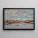 Le Havre, de haven van de dokken - Eugène Boudin — ingelijst kunstwerk aan de muur