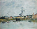 Le Port de Trouville - Eugène Boudin — weergave van het kunstwerk