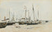 Les Bateaux - Eugène Boudin — weergave van het kunstwerk