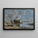 Plougastel le passage du bac (Conflit de cas) - Eugène Boudin | Reproduction — ingelijst kunstwerk aan de muur