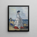 La princesse Pauline Metternich op het strand - Eugène Boudin — ingelijst kunstwerk aan de muur