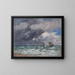 Zeilboten bij Trouville - Eugène Boudin — ingelijst kunstwerk aan de muur