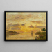 Saint-Valery-sur-Somme, de monding van de Somme - Eugène Boudin — ingelijst kunstwerk aan de muur