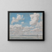 Marine schilderij met open hemel - Eugène Boudin — ingelijst kunstwerk aan de muur
