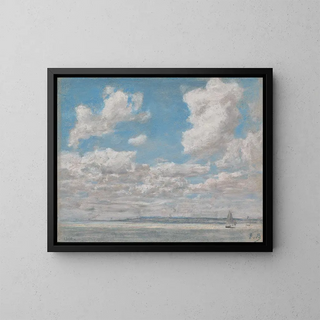 Eugne Boudin - Seascape with Open Sky.webp