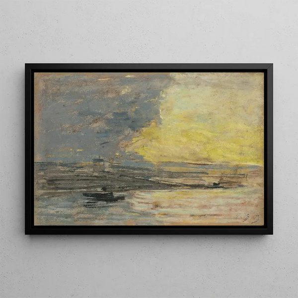 Eugne Boudin - Seaside Port of Honfleur.webp