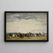 Vakantiegasten op het strand van Trouville - Eugène Boudin — ingelijst kunstwerk aan de muur