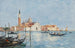 Venetië, San Giorgio kerk - Eugène Boudin — weergave van het kunstwerk