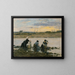 Laveuses aan de rivierkant - Eugène Boudin — ingelijst kunstwerk aan de muur