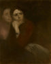 Twee vrouwen - Eugène Carrière — weergave van het kunstwerk