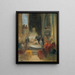 Binnenkant van een kerk Wijding van de karmelieten - Eugène Delacroix — ingelijst kunstwerk aan de muur