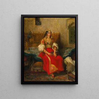 Eugne Delacroix - Juive de Tanger en costume dappart.webp