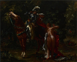 Marphise - Eugène Delacroix — weergave van het kunstwerk