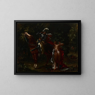 Marphise - Eugène Delacroix — ingelijst kunstwerk aan de muur