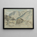 Berglandschap - Eugène Delacroix — ingelijst kunstwerk aan de muur