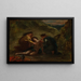 Sint Sebastiaan met Heilige Irene en assistent - Eugène Delacroix — ingelijst kunstwerk aan de muur