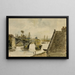 De oude brug in Nantes - Eugène Delacroix — ingelijst kunstwerk aan de muur
