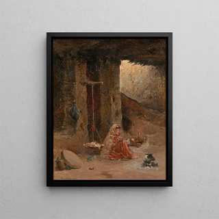 Eugne Deshayes - La Fileuse.webp