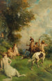 Centaure - Eugène Fromentin | Reproduction — weergave van het kunstwerk