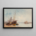 Boten in de haven - Eugène Galien-Laloue — ingelijst kunstwerk aan de muur