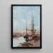 Scene aan de haven - Eugène Galien-Laloue — ingelijst kunstwerk aan de muur