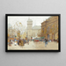 La Place du Châtelet - Eugène Galien-Laloue — ingelijst kunstwerk aan de muur