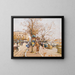 La Place du Châtelet, Parijs - Eugène Galien-Laloue — ingelijst kunstwerk aan de muur