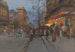 La Porte Saint-Denis - Eugène Galien-Laloue — weergave van het kunstwerk
