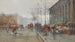 De bloemenmarkt van de Madeleine - Eugène Galien-Laloue — weergave van het kunstwerk