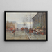 De bloemenmarkt van de Madeleine - Eugène Galien-Laloue — ingelijst kunstwerk aan de muur