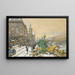 Le Quai aux Fleurs et la Conciergerie - Eugène Galien-Laloue — ingelijst kunstwerk aan de muur