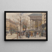 van het levendige schilderij van de Madeleine - Eugène Galien-Laloue — ingelijst kunstwerk aan de muur