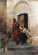 Conversation at the Fountain - Eugène Girardet — artwork view