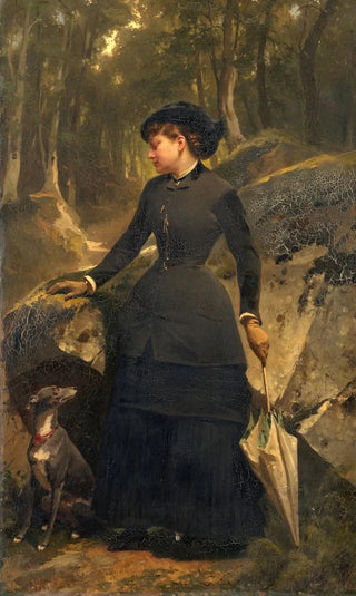 Eugne Giraud - Marie Giraud fille du peintre Charles Giraud nice dEugne Giraud.webp