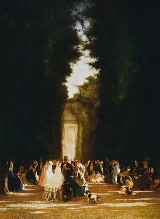 Eugne Grandsire - Lalle des Feuillants aux Tuileries sous le Second Empire.webp